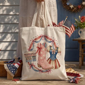 Lifestyle scene — tote bag