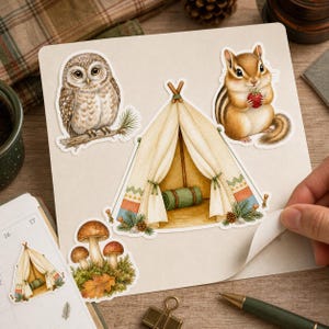 Lifestyle scene - sticker sheet