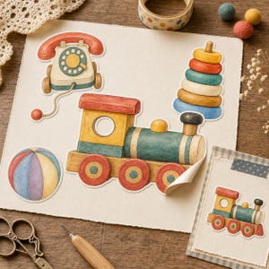 Lifestyle scene - papercraft