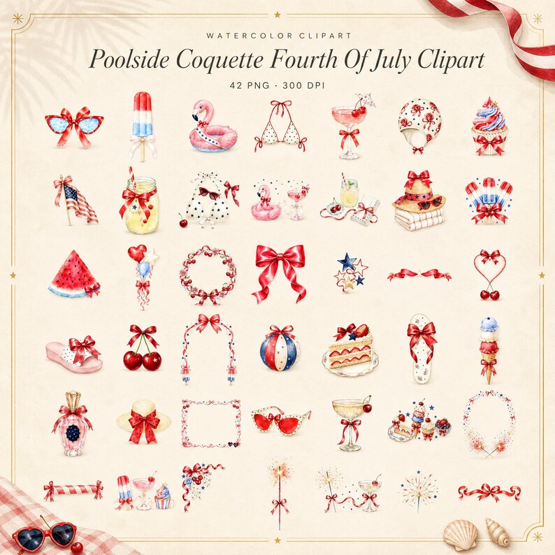 WonderfulPNG enhanced bundle grid preview page 1 of 1 — america-250-coquette-pool-party