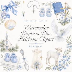 watercolor baptism clipart