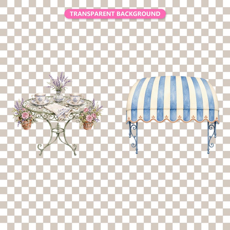 Transparent background — checker matte proof