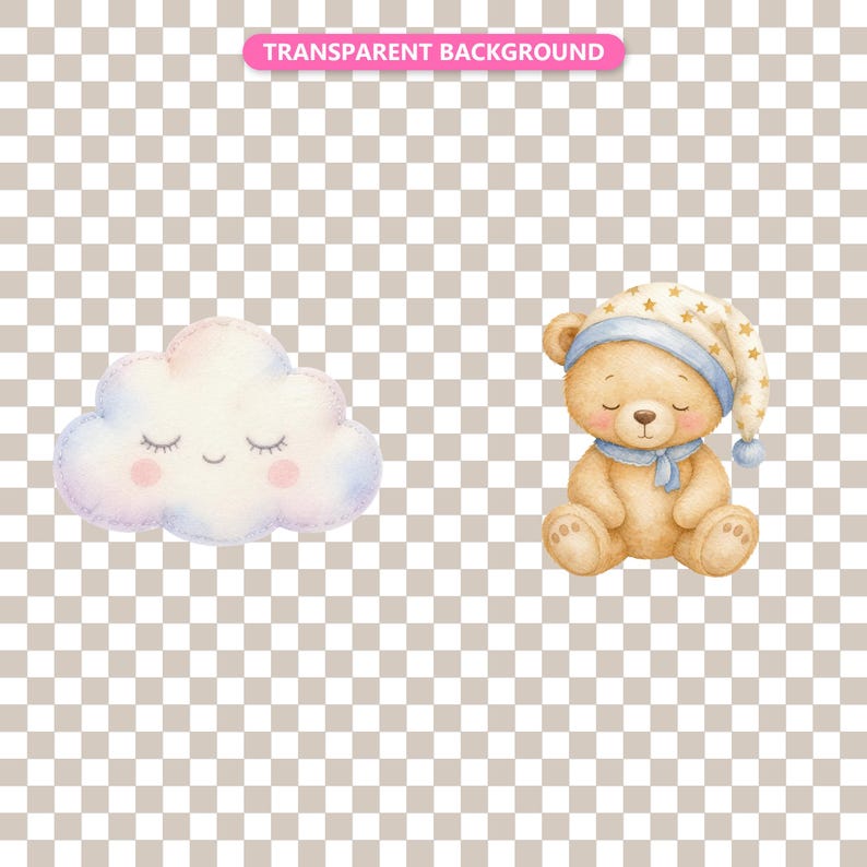Transparent background — checker matte proof