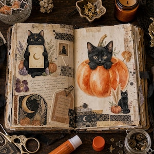 Lifestyle scene - junk journal