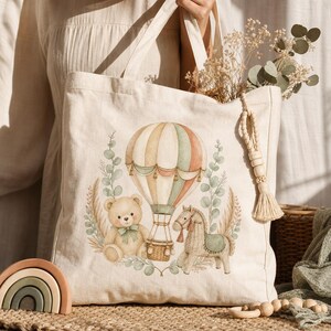 Lifestyle scene — tote bag