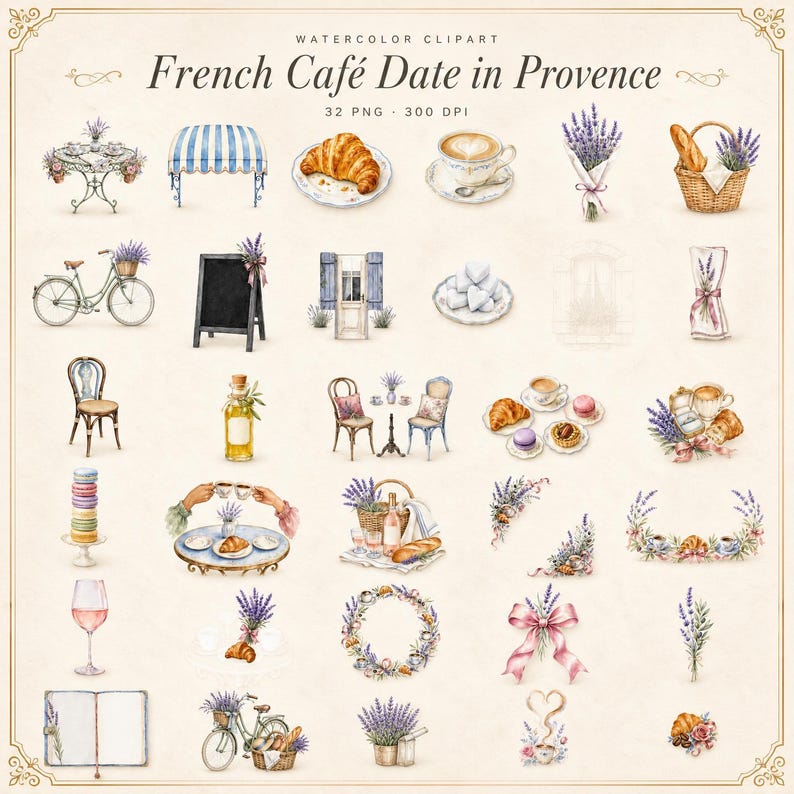 WonderfulPNG enhanced bundle grid preview page 1 of 1 — french-cafe-date-in-provence