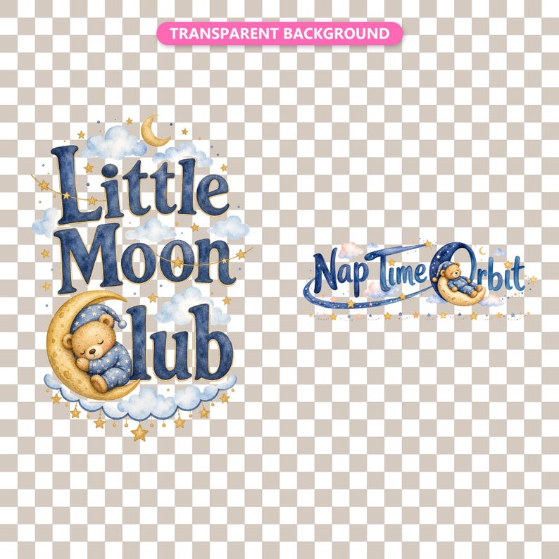 Transparent background — checker matte proof