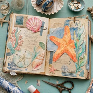 Lifestyle scene - junk journal