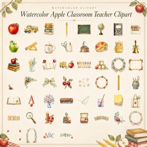 WonderfulPNG enhanced bundle grid preview page 1 of 1 — apple-crisp-classroom
