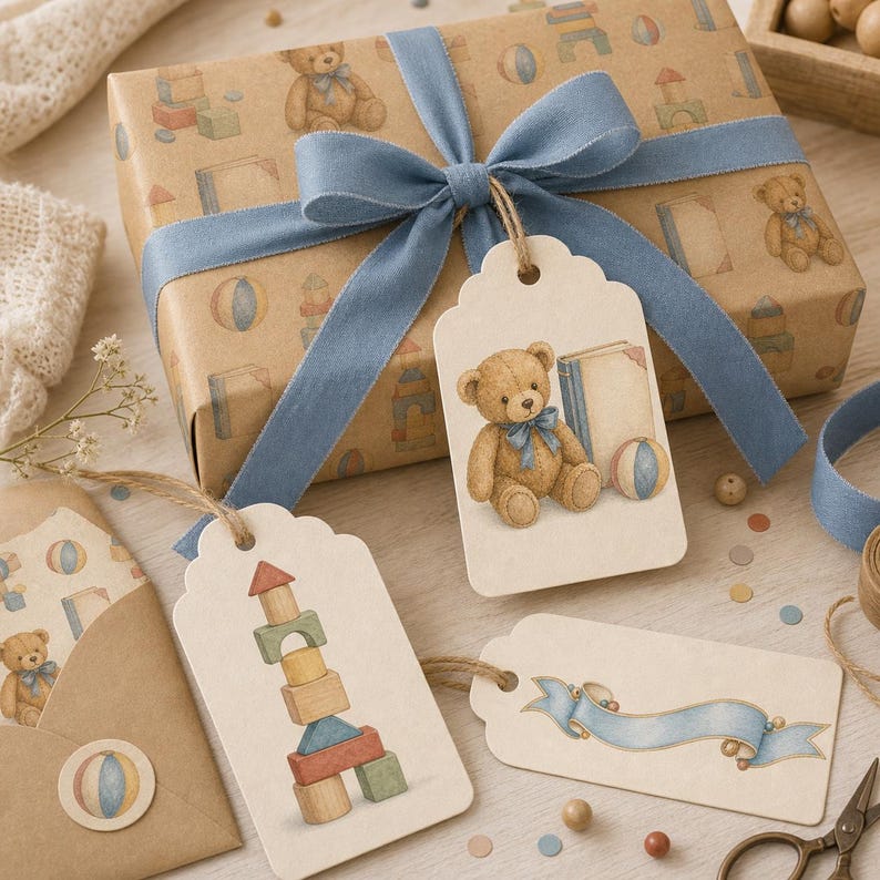 Lifestyle scene - gift wrap