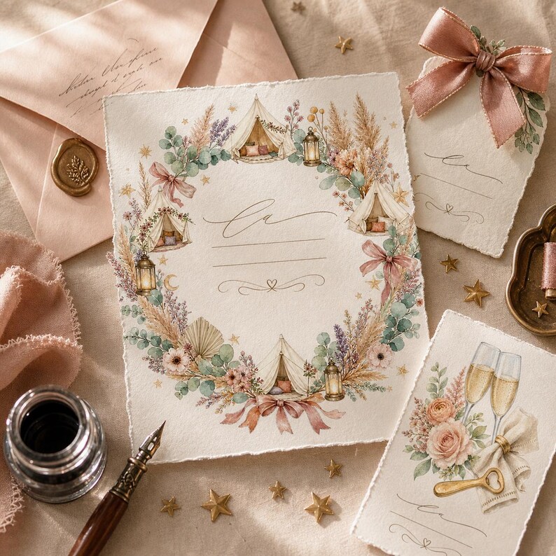 Lifestyle scene - wedding invite