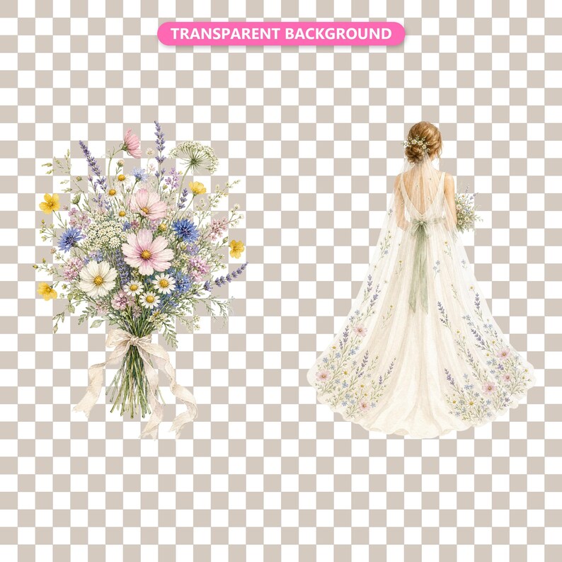 Transparent background — checker matte proof