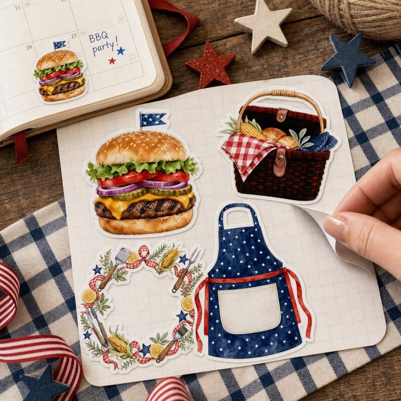Lifestyle scene - sticker sheet
