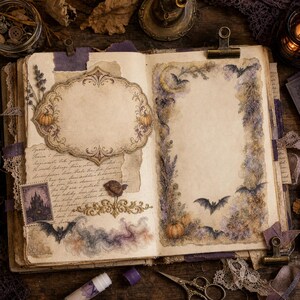 Lifestyle scene - junk journal