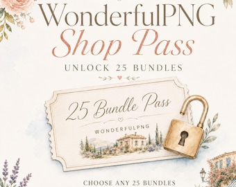25 Watercolor PNG Bundles to Choose | Build Your Own Clipart Library Pass
