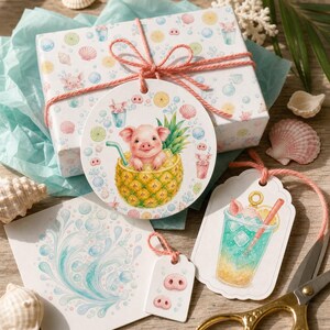 Lifestyle scene - gift wrap