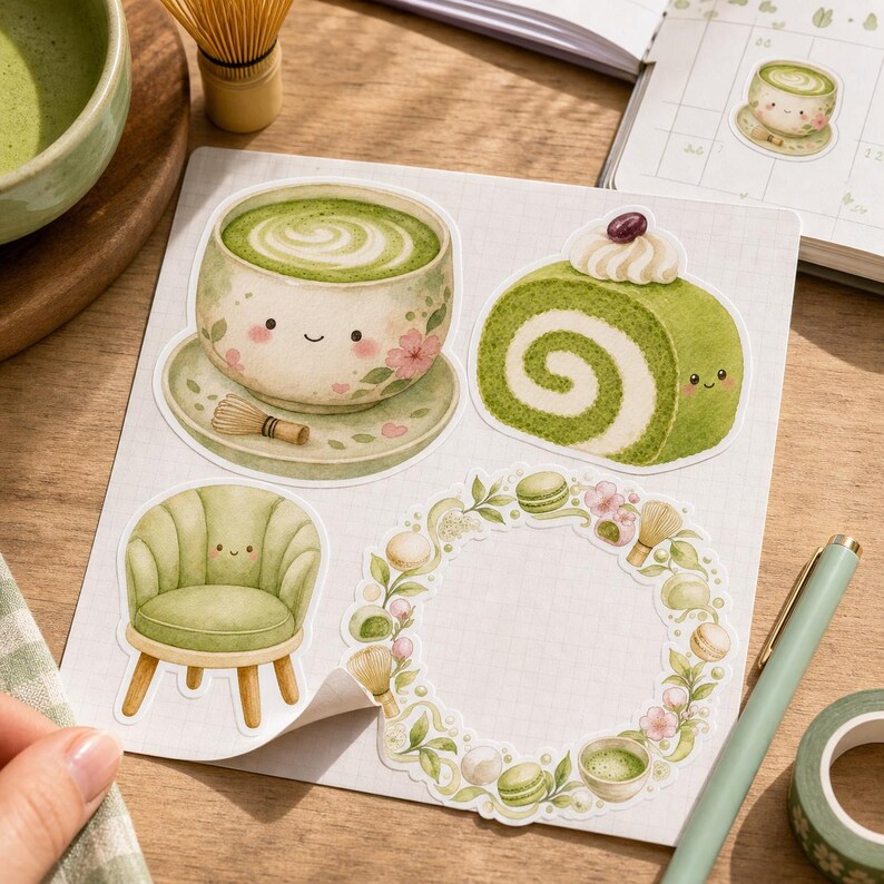 Lifestyle scene - sticker sheet