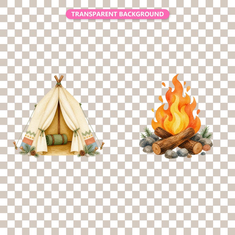 Transparent background — checker matte proof