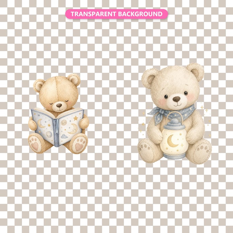 Transparent background — checker matte proof