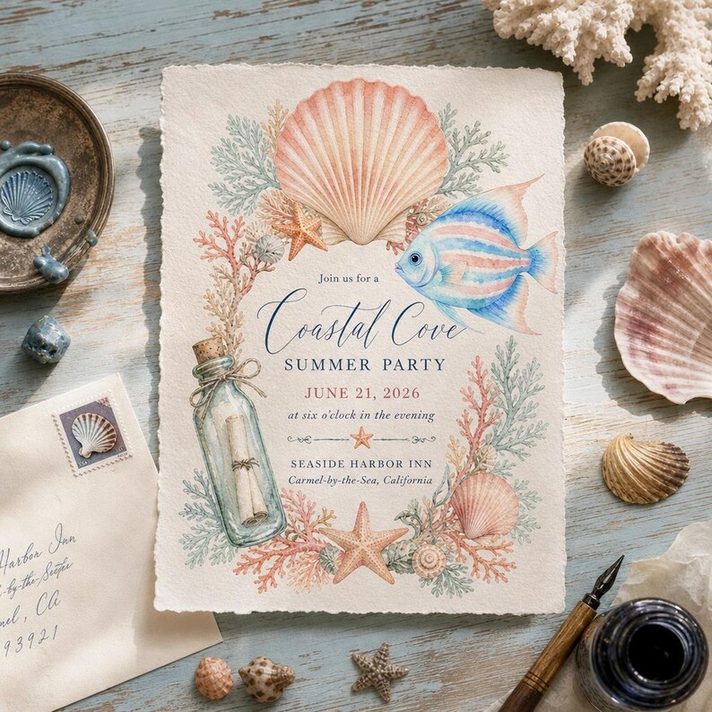 Lifestyle scene — wedding invite