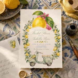 Lifestyle scene — wedding invite