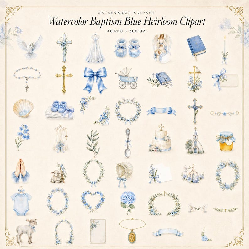 WonderfulPNG enhanced bundle grid preview page 1 of 1 — baptism-blue-heirloom