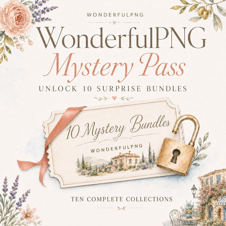 surprise watercolor PNG collections