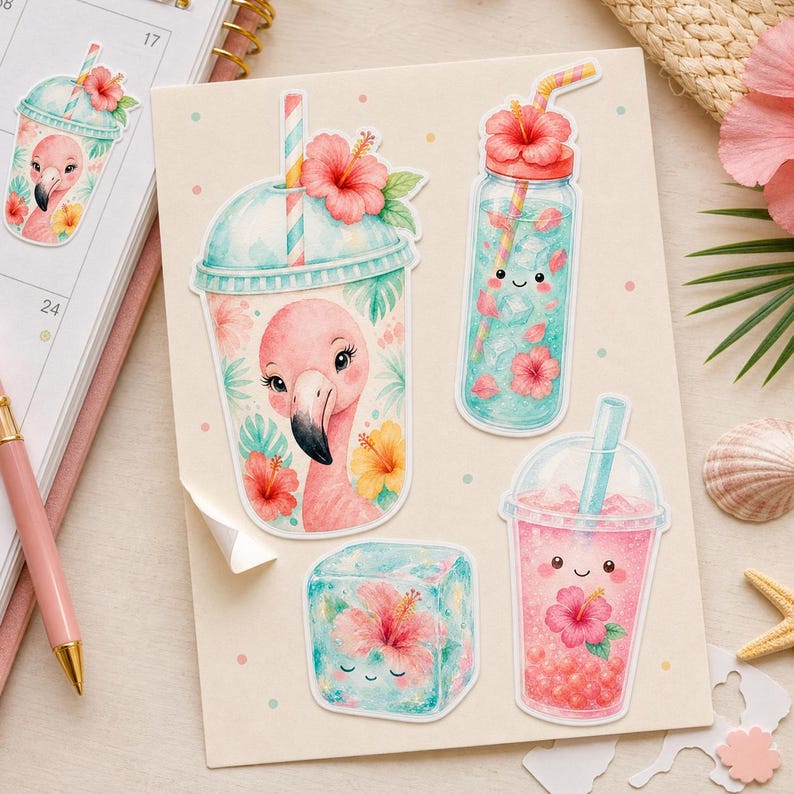 Lifestyle scene - sticker sheet