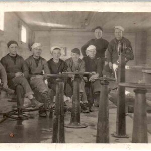 Militär RPPC - Gruppe von Sailors im Ersten Weltkrieg - c1918 - Antike, Vintage-Postkarte