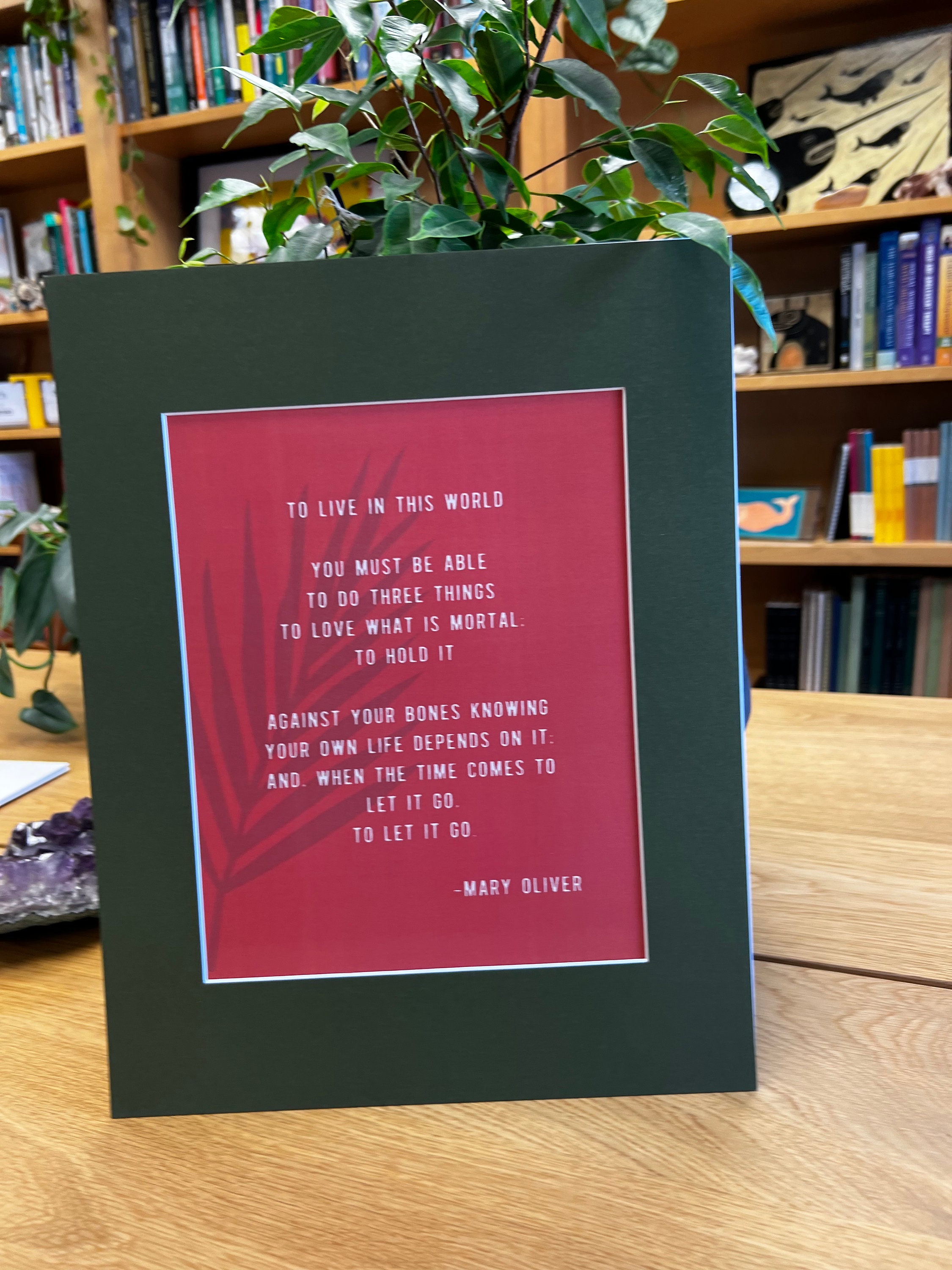 Mary Oliver To Live In This World Online | cpshouston.net