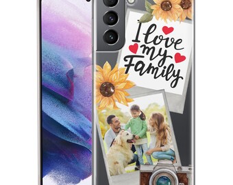 Custom Photo Phone Case for Samsung Galaxy S25 S24 S23 S22 S21, S20, A14 A26 A54 A73 A54 A55 Personalized Gel Rubber Cover