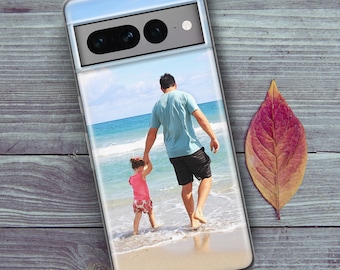 Personalised custom photo & text Gel Rubber Phone Case for Google Pixel 10 Pro 9 Pro 9 Pro XL 8 Pro 7 Pro 7A 6 Pro Your photo cover