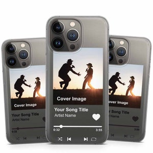 Custom Music Phone cover Player Song album Soft Phone Case for iPhone NEW 16 15 pro max 15+ 14 13 12 11 X XR XS Max 8SE2022
