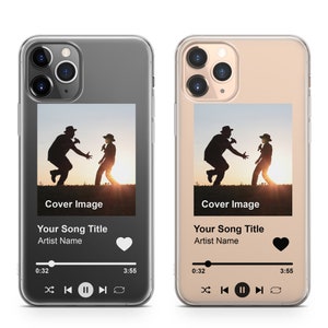 Coque de téléphone souple personnalisée personnalisée pour lecteur de musique, compatible avec les modèles d'iPhone 16 15 14 13 12 11 Max Pro Mini 2025