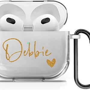 Buy Tirita Personalised AirPod Case Cover for Airpods 1 2 Airpods 3 Airpods  Pro 1 & 2 Cute Designer Girls Designer UK Case With Clip Keychain Online in  India 