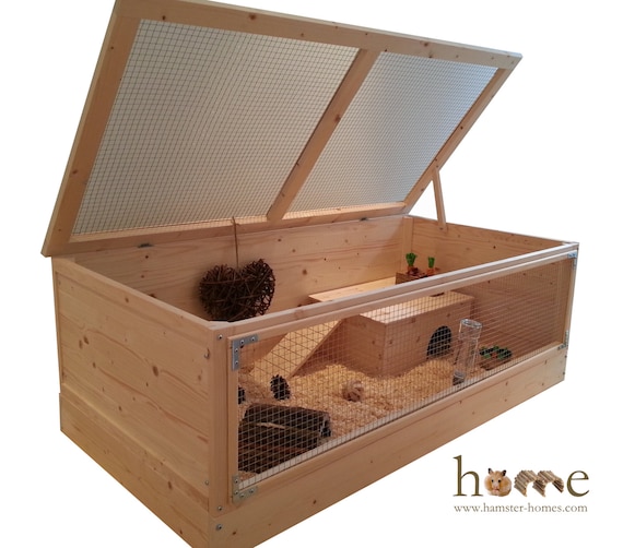 wooden guinea pig hutch