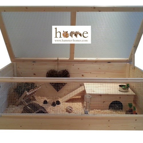Large Indoor Guinea Pig Cage / Enclosure Two Storey With Ramp Etsy