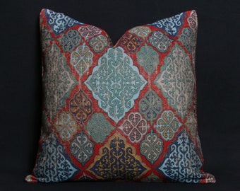 Ottoman designed cushions, 20x20 inc. Natural fabrics (linen and cotton). Tapestry fabrics.