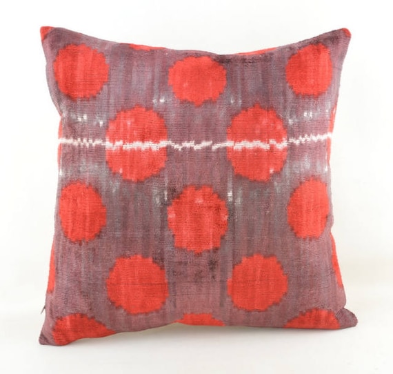 Ikat Velvet Pillow Silk Cousin From Uzbekistan 40X40 INCnc Etsy Cool Cleaning Decorative Pillows Ikat Velvet Pillow Silk Cousin From Uzbekistan 40X40 INCnc Etsy Cool Cleaning Decorative Pillows