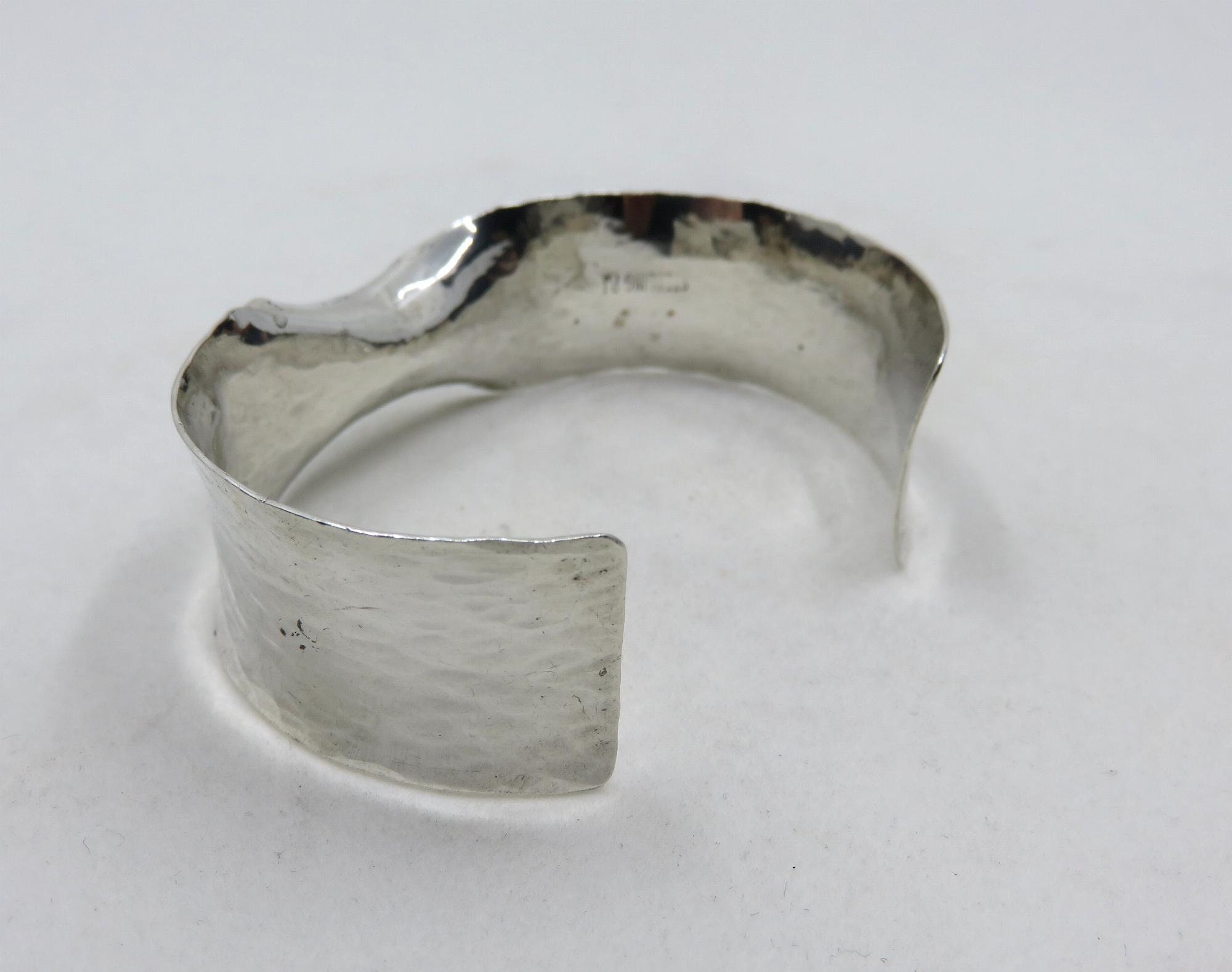 Vintage Sterling Silver Navajo Anti Clastic Bangle Cuff Signed - Etsy UK