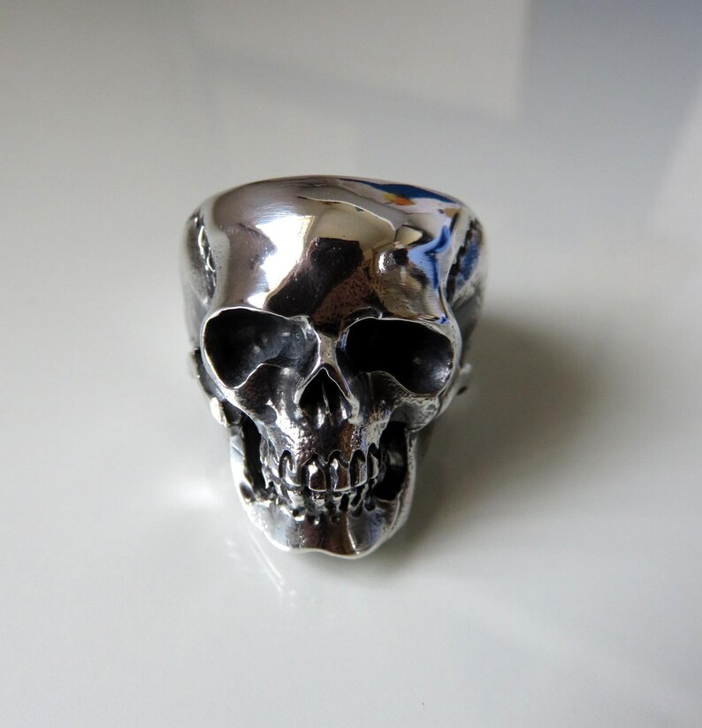 large skull ring