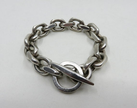 Vintage Danish Sterling Silver Bracelet by Aarre & Krogh 1950s 