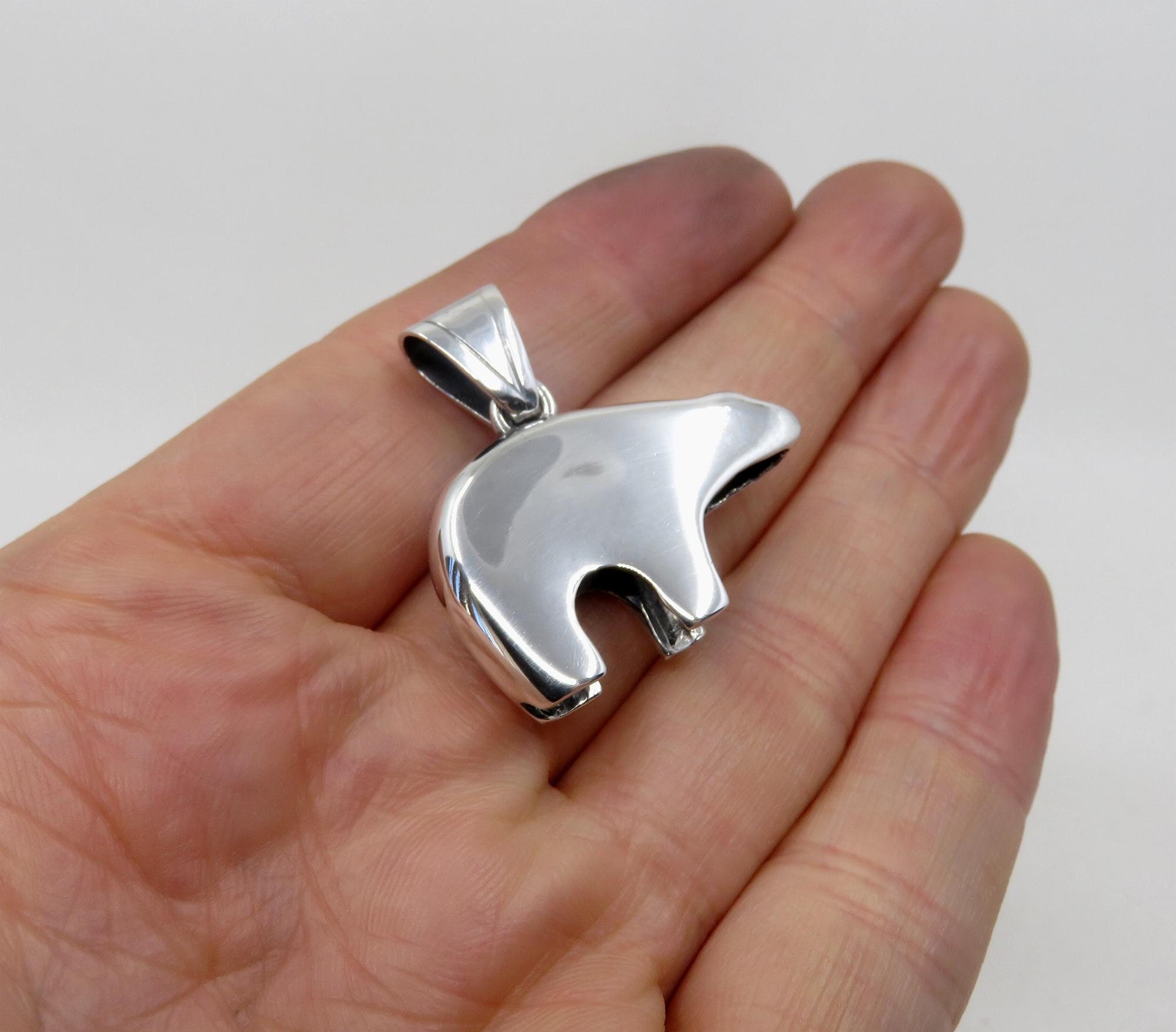 Sterling Silver Fetish Bear Pendant Sterling Silver Fetish Bear Pendant