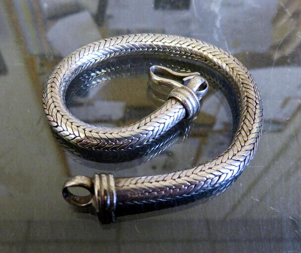 5 Line Snake Bracelet Copper  Artjuna Collection