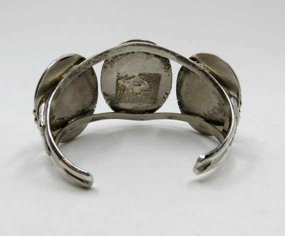 Navajo Turquoise Spiny Sterling Silver Bracelet Loop Cuff
