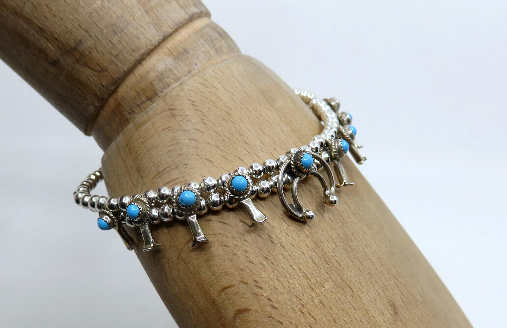 Squash blossom shop bracelet