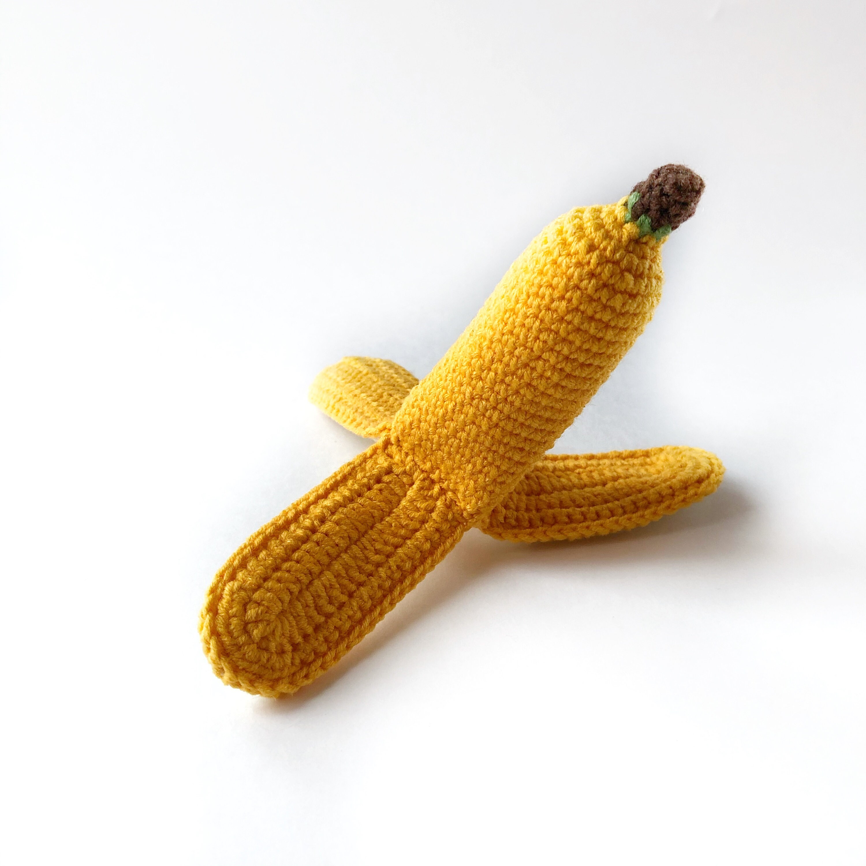 BANANA Crochet Banana Amigurumi Pattern Crochet Play Food Etsy