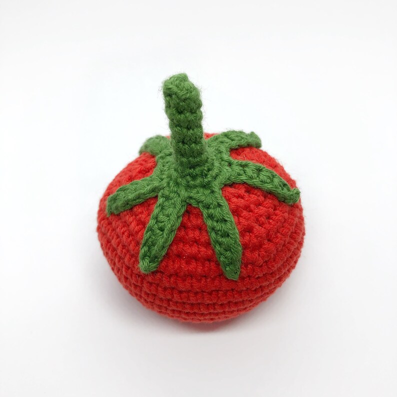 TOMATO Crochet Vegetables Pattern Amigurumi Play Food Etsy
