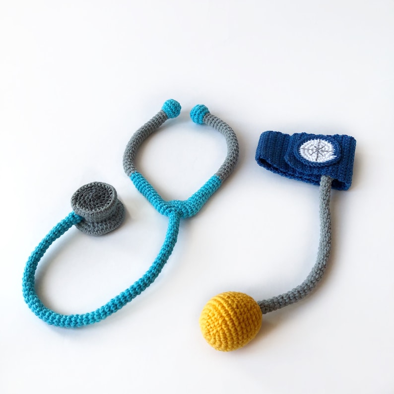 Crochet Doctor Set Medical toys pattern Crochet Etsy