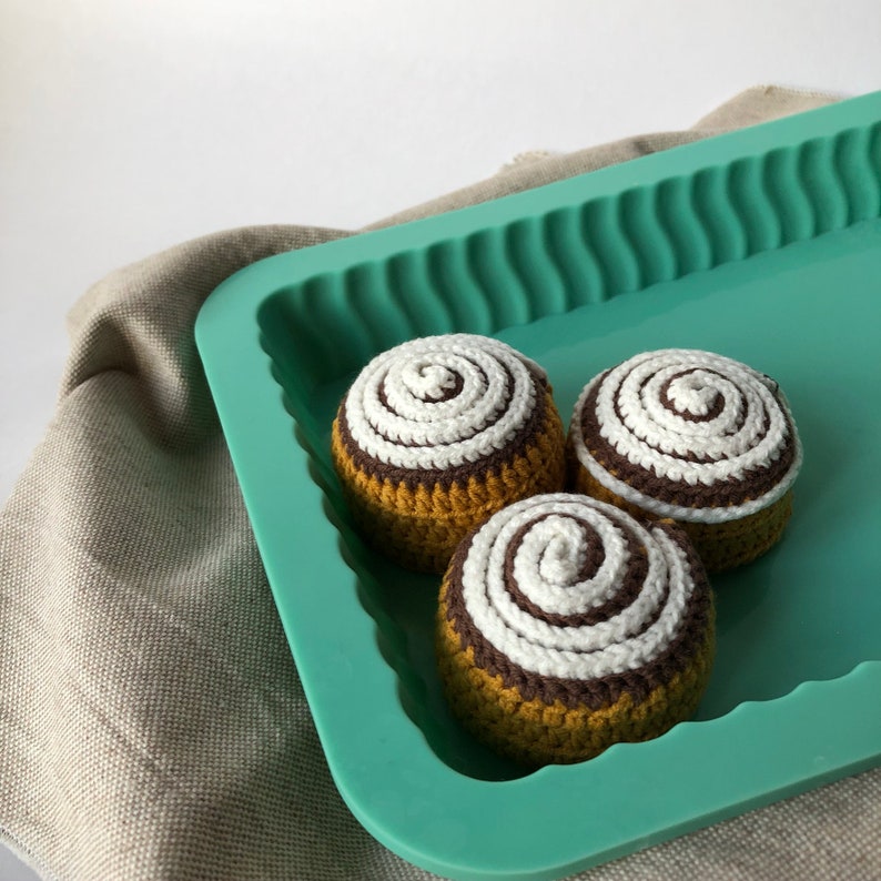 CINNAMON ROLL Crochet Pattern Crochet Play Food Pattern | Etsy